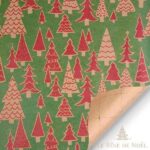 papier cadeau de Noël Sapin