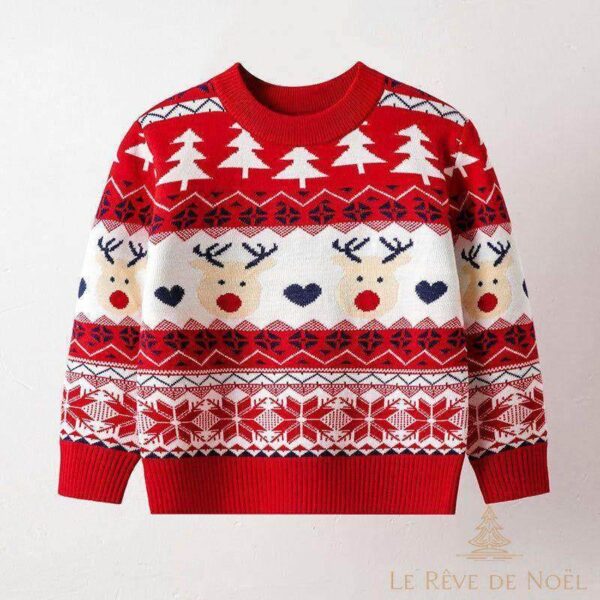 Joli Pull de Noël enfant