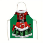 cuisine festive avec tablier Noël