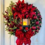couronne lumineuse festive