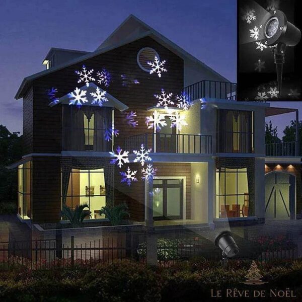Projecteur led neige Noël