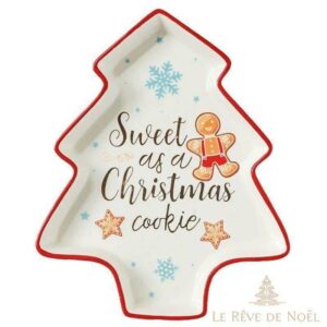 assiette sapin de noël