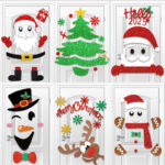 Stickers porte Noël