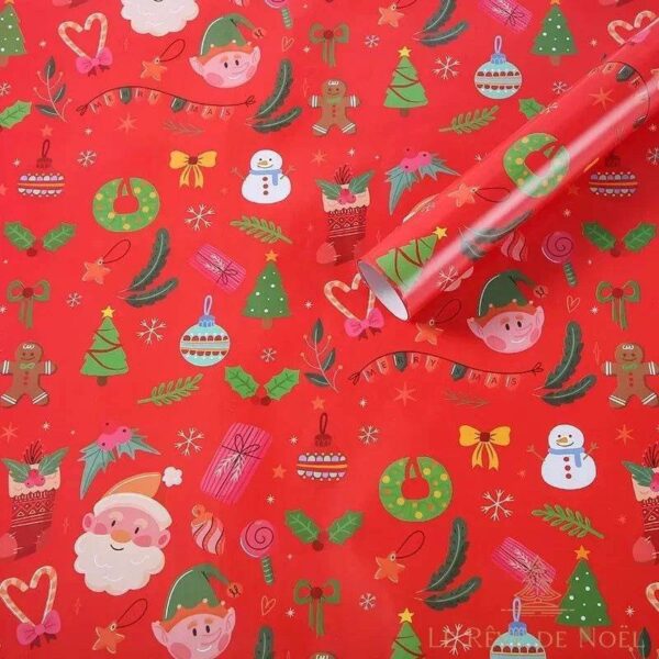 papier cadeau grinch