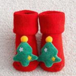 chaussettes de bébé thème Noël