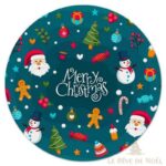 Élégante Sous assiette de Noël