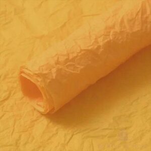 papier cadeau jaune vibrant