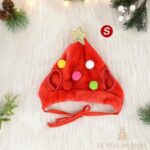 chien paré pour Noël