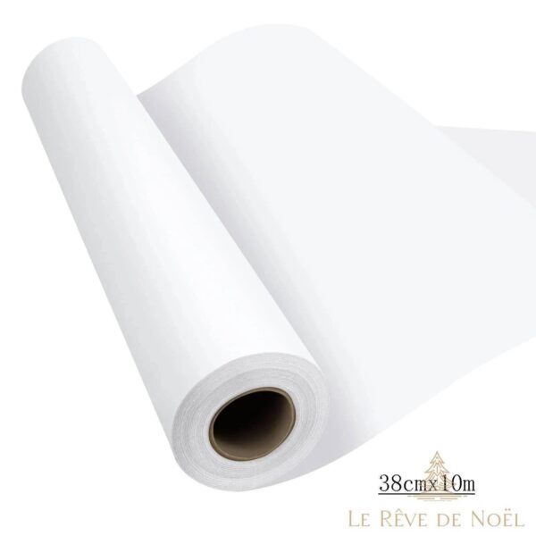 papier cadeau blanc élégant