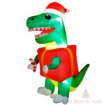structure gonflable dinosaure