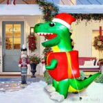 dinosaure festif Noël