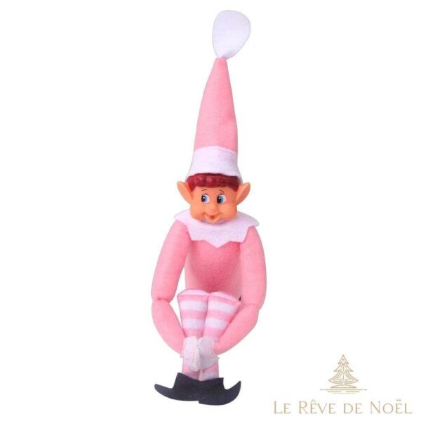 Lutin farceur rose espiègle