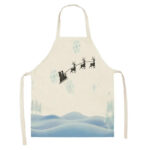 motifs rennes tablier Noël