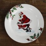 assiette festive de noel