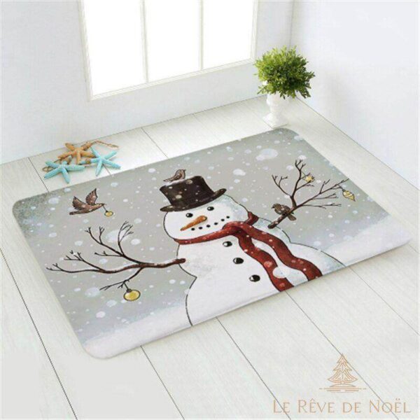 Tapis blanc de noellumineux