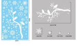 motifs fête stickers neige