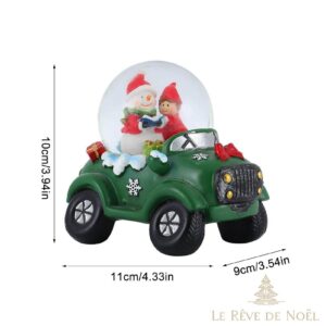 Boule à neige en verre lumineuse