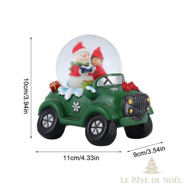 Boule à neige en verre lumineuse
