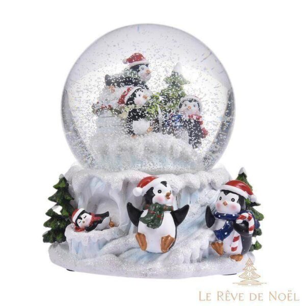 boule à neige pingouin