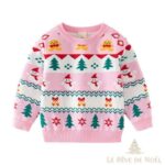 pull enfant pour fêtes de Noël