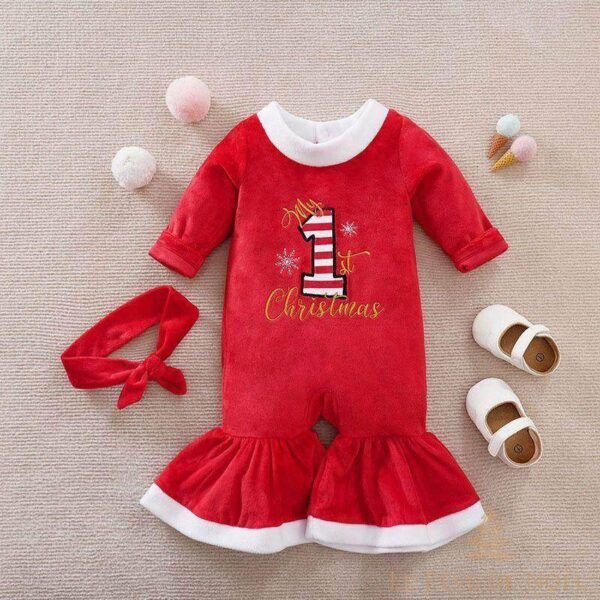 Robe pull de Noël enfant illumine les fêtes