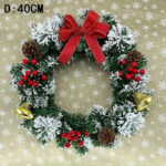 couronne élégante Noël artificielle