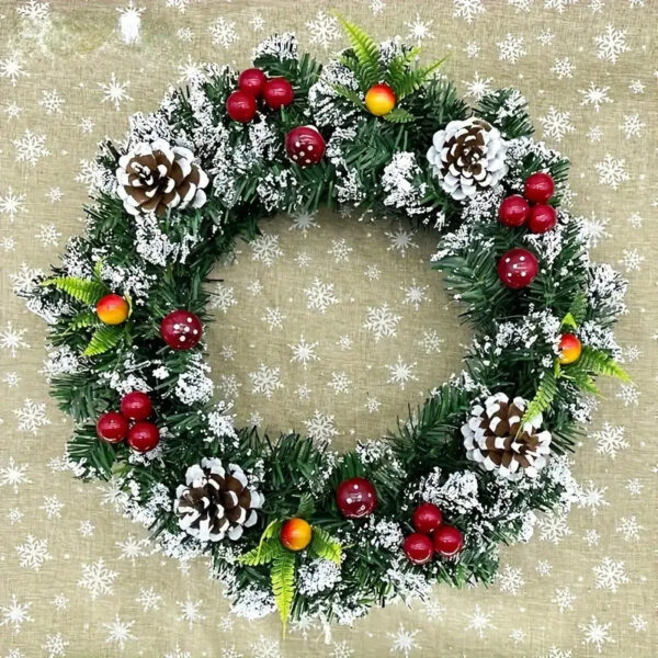 couronne de Noël charmante artificielle