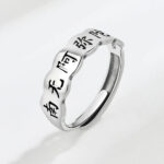 bague philosophique en argent