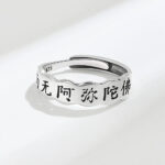 bijou bouddhiste en argent 925