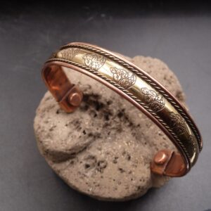 Bracelet magnétique Bouddha en cuivre