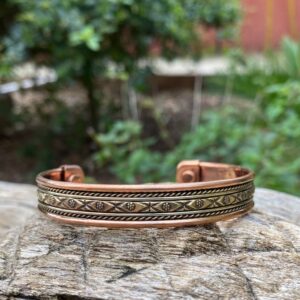 bracelet magnétique en cuivre