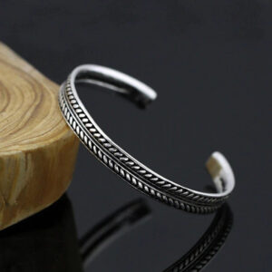 bracelet jonc en argent 925 sterling