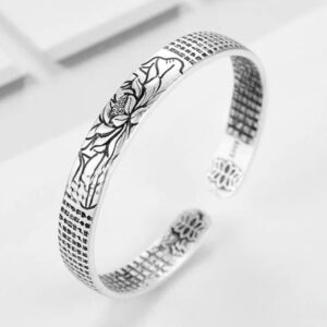 bracelet tibétain en argent 999