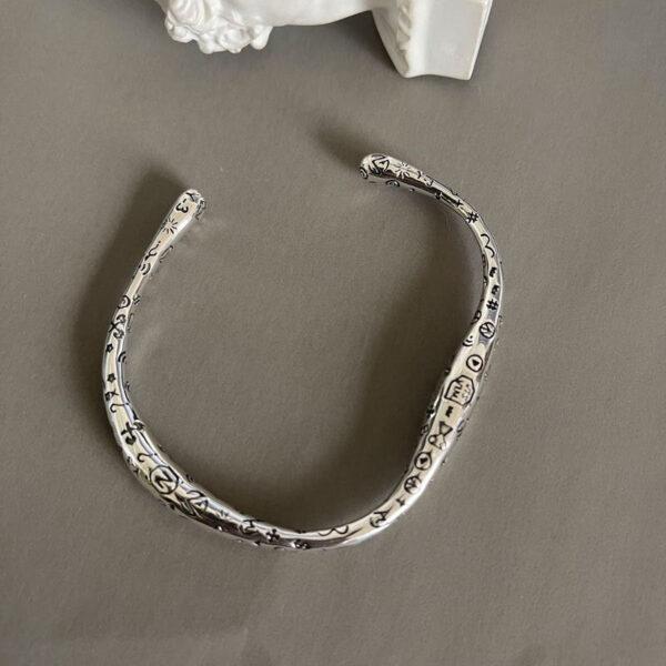 bracelet jonc en argent 925 sterling