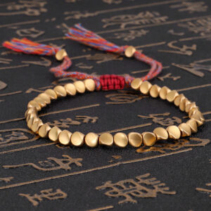 bracelet de chance cuivre bouddhisme