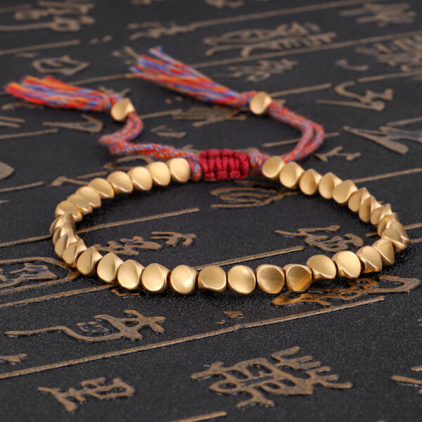 bracelet de chance cuivre bouddhisme