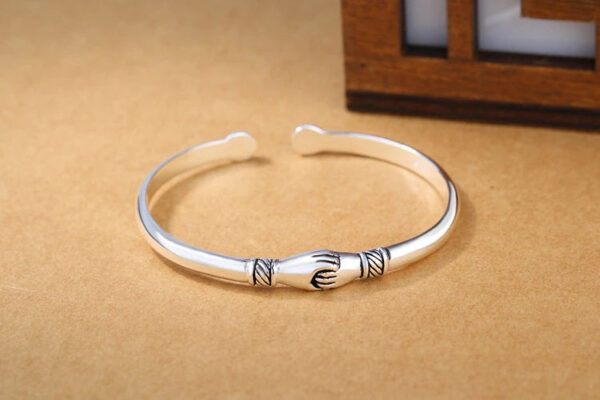 bracelet jonc Union NARA argent