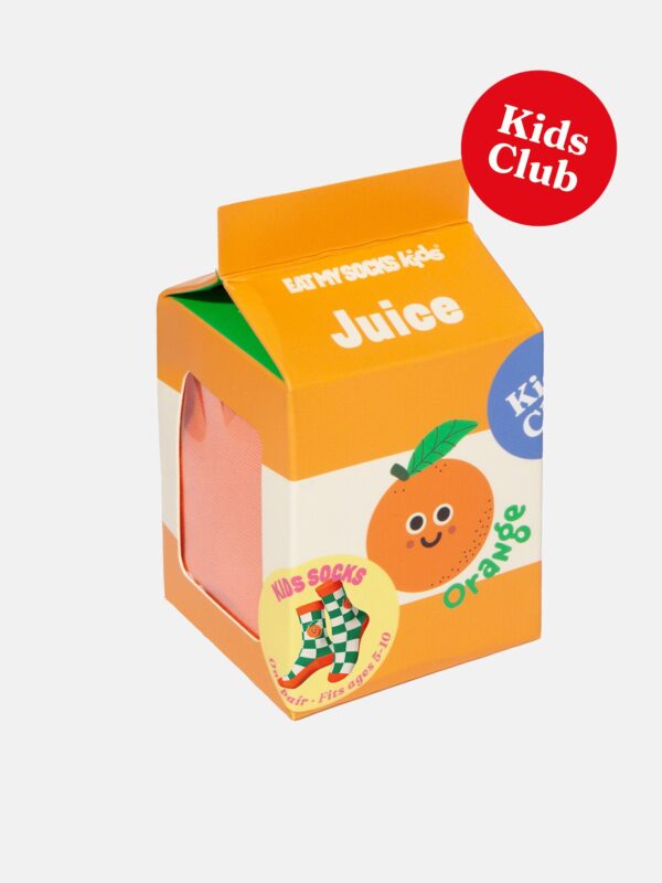 chaussettes enfant jus d'orange