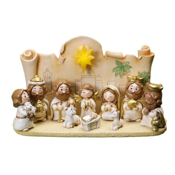 crèche de Noël enfant