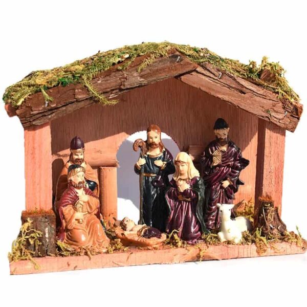 Crèche de Noël italienne artisanale