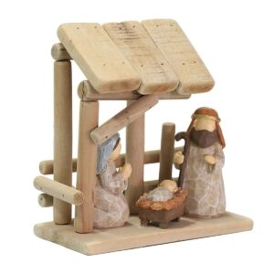 crèche de Noël scandinave