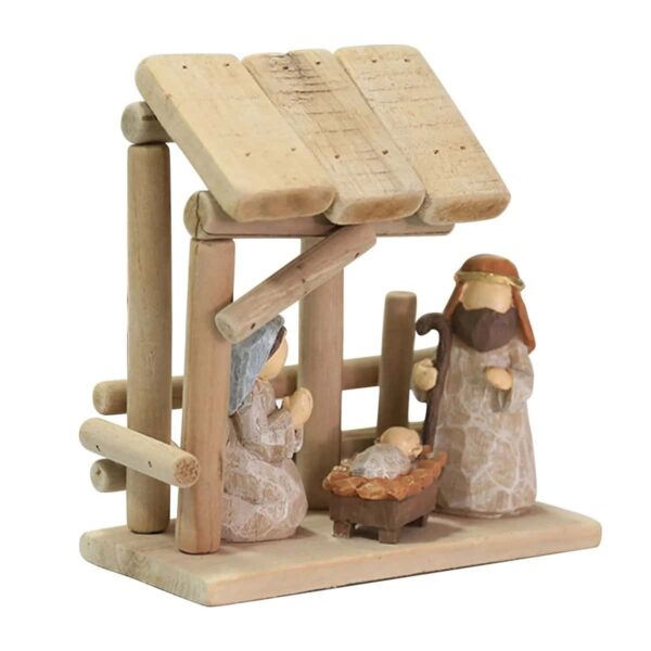 crèche de Noël scandinave