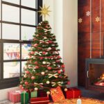 sapin de noellumineux avec étoile