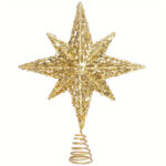 Sapin festive avec Etoile de noellumineux