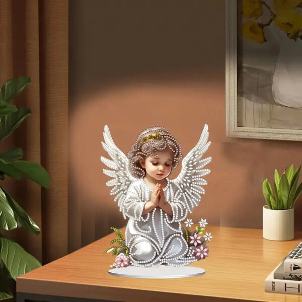 Décoration Ange de Noel en kit de diamant