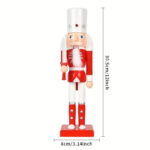 Charmante figure de noellumineux Casse Noisette Noel Blanc
