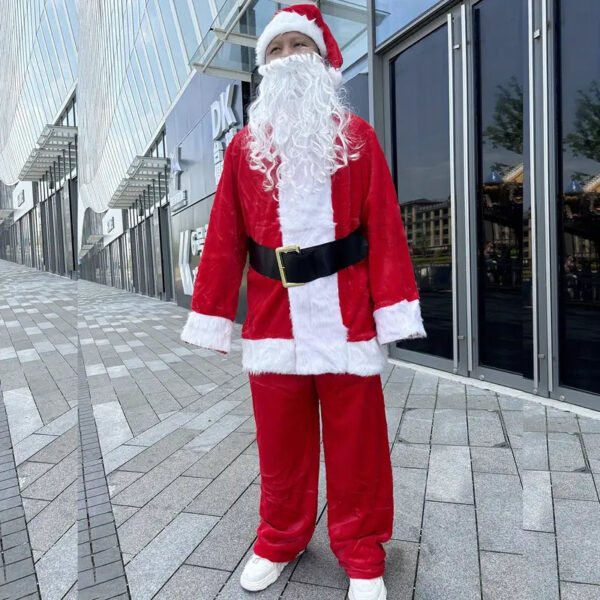 Costume Complet 5 Pieces Pere noellumineux
