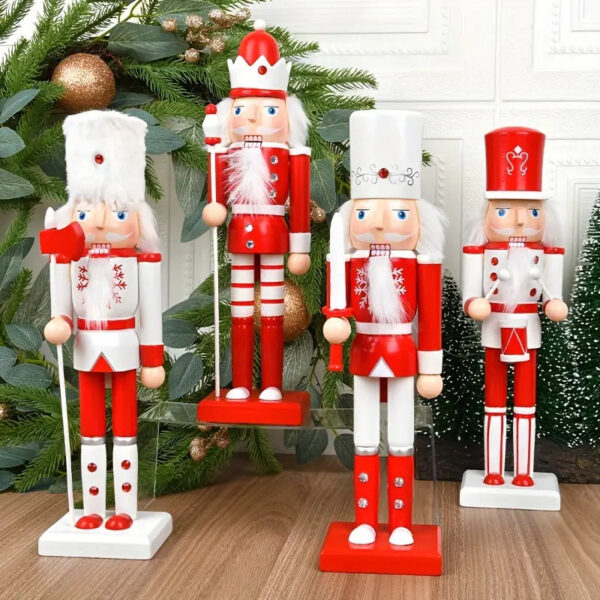 Casse Noisette Noel Blanc en situation festive