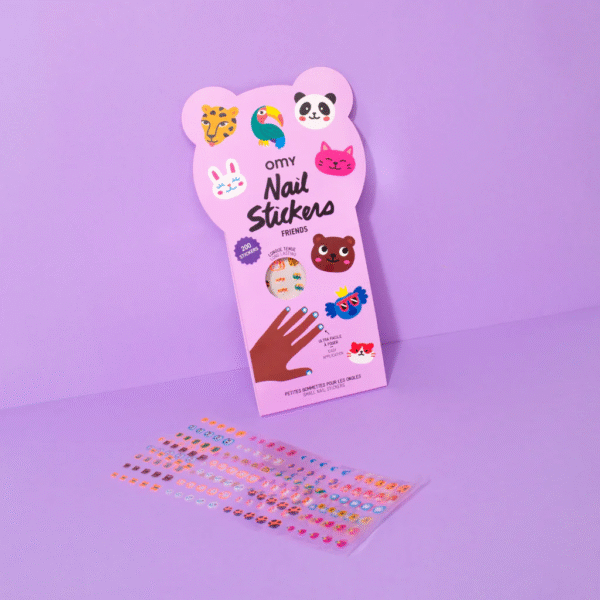 gommettes ongles enfant animaux friends