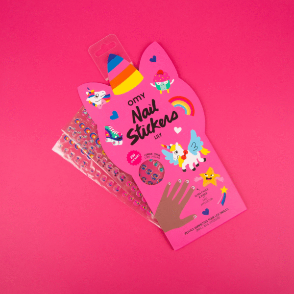 gommettes ongles enfant licorne